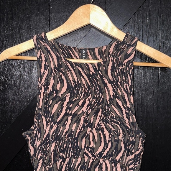 Athleta Santorini Thera Super Soft Stretchy Modal Jersey Knit Sleeveless Dress M - Picture 4 of 9